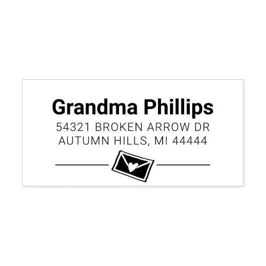 グランドペアレントラブホームアドレスラバースタンプ ラバースタンプ (インプリント)