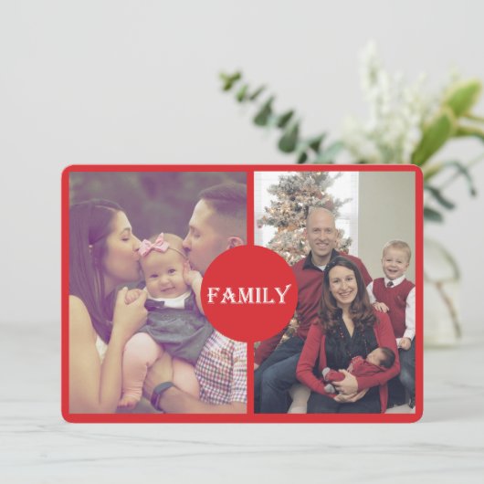 グランドペアレント2ファミリーホリディフォトカード シーズンカード (スタンド正面)