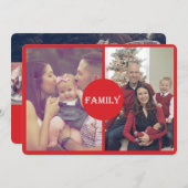 グランドペアレント2ファミリーホリディフォトカード シーズンカード (正面/裏面)