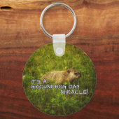 グランドホッグの日の奇跡のキーチェーンだ キーホルダー (正面)