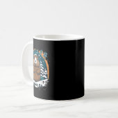 グランドホッグの日を尊重する(_1) コーヒーマグカップ (正面左)
