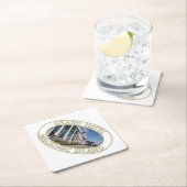 グランドホテルオンマッキナックアイランドミシガン スクエアペーパーコースター (インサイチュ)