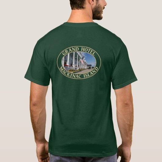 グランドホテルオンマッキナックアイランドミシガン Tシャツ (裏面)