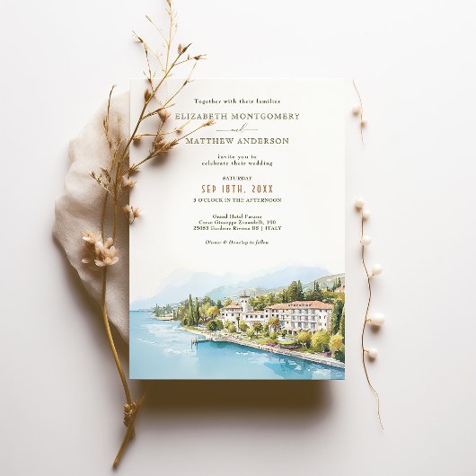 グランドホテルファサノイタリ結婚アの目的地 招待状