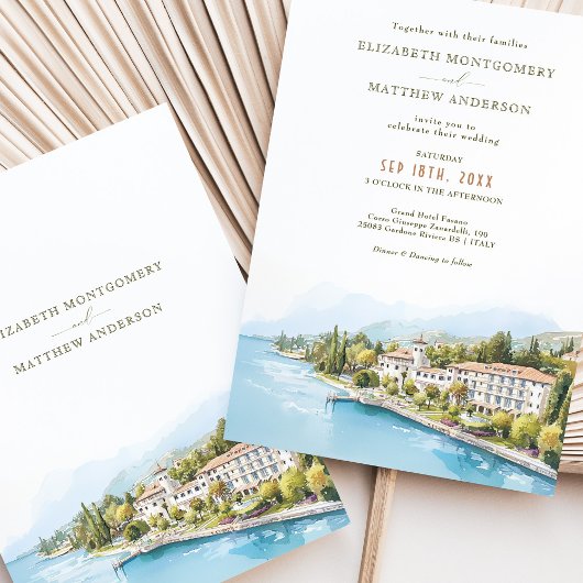 グランドホテルファサノイタリ結婚アの目的地 招待状
