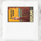 グランドホテルベルガンモダンモイタリア 長方形シール (バッグ)