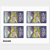 グランドホテルヴェリーナ長方形ステッカー 長方形シール (シート)