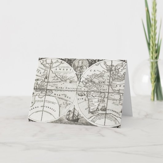 グランドボイジャーズオールドアンティークゼネラルマップワールド カード (正面)