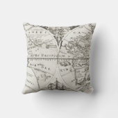 グランドボイジャーズオールドアンティークゼネラルマップワールド クッション (裏面)