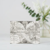 グランドボイジャーズオールドアンティークゼネラルマップワールド ポストカード (スタンド正面)