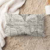 グランドボイジャーズオールドアンティークゼネラルマップワールド ランバークッション (ブランケット)