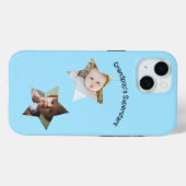 グランドポップのスーパースターパーソナライズされたズ2枚の写真文字 Case-Mate iPhoneケース (裏面 (横))