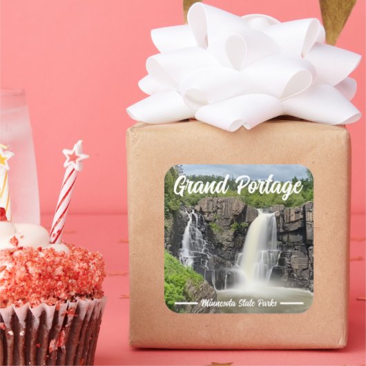 グランドポルタージュ州パークステッカー スクエアシール (パーティー)