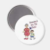 グランドマは最高の マグネット (正面/裏面)