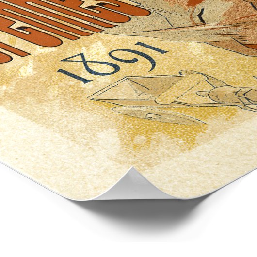 グランドマガシンルーヴルジュエッツヴィンテージフランスのアド ポスター (角)