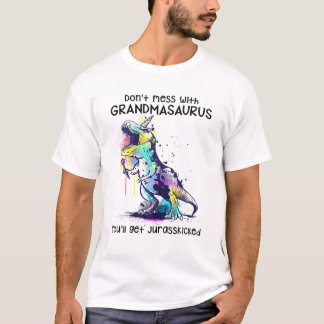 グランドマサウルスTレックスジュラスで混乱しない Tシャツ