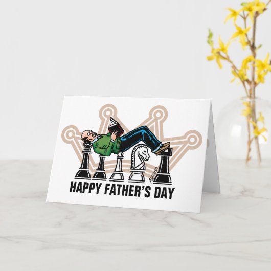 グランドマスターパパ父の日 カード (黄色い花)