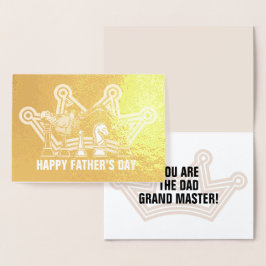 グランドマスターパパ父の日 箔カード