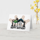 グランドマスターパパ誕生日 カード (黄色い花)