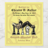 グランドマスターファーザー・デイ ワインラベル (シングルラベル)