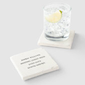 グランドマスターフリーメーソンマソニックギフト ストーンコースター (横)