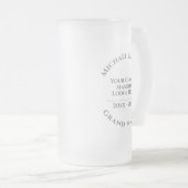 グランドマスターマソニック フロストグラスビールジョッキ (正面右)