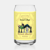 グランドマスター大学院飲み物用品セット缶ガラス ガラス缶 (正面)