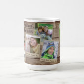 グランドマス宝素朴木ヴィンテージフォトフレーム コーヒーマグカップ (中央)