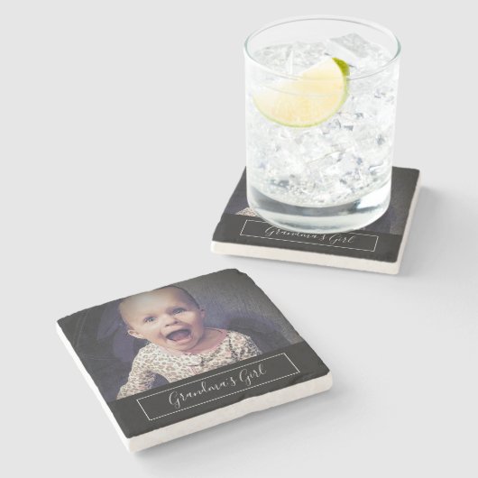 グランドマズガールカスタム写真 ストーンコースター (横)