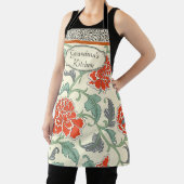 グランドマパーソナライズされたスのキッチン日本のフローラ エプロン (インサイチュ)
