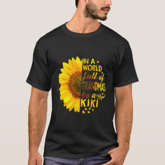 グランドマベキキサンフロー満載の世界の女性 Tシャツ