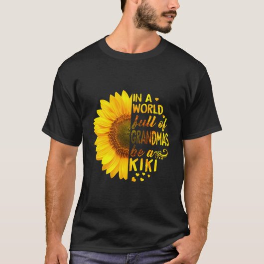 グランドマベキキサンフロー満載の世界の女性 Tシャツ (正面)