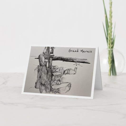 グランドマレグリーティングカード 箔グリーティングカード (正面)