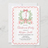 グランドミリエナルクリスマスパーティの招待状 招待状 (正面)