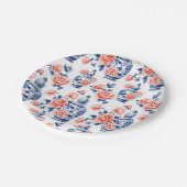 グランドミレニアチンオイスリージンジャージャールピンク牡丹 ペーパープレート (アングル)