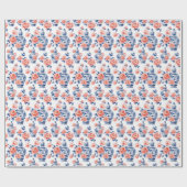 グランドミレニアチンオイスリージンジャージャールピンク牡丹 ラッピングペーパー (フラット)