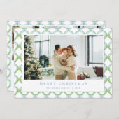 グランドミレニアムブルーのクリスマスフォトカード シーズンカード (正面/裏面)