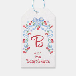 グランドミレニアルさくらんぼボーズウォーター色 ギフトタグ