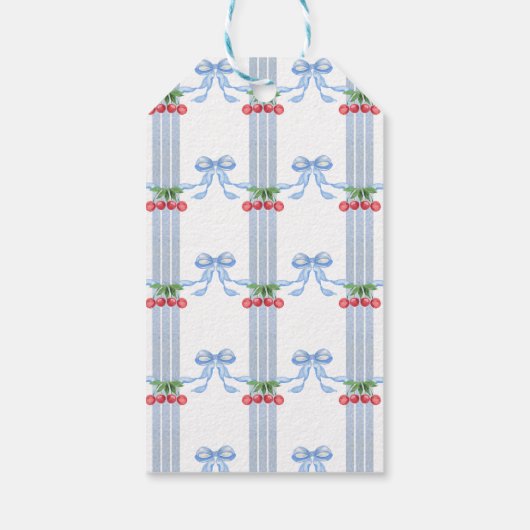 グランドミレニアルさくらんぼボーズウォーター色 ギフトタグ (裏面)