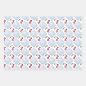 グランドミレニアルさくらんぼボーズウォーター色 ラッピングペーパーシート (正面3)