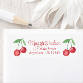 グランドミレニアルさくらんぼ水彩 ラベル