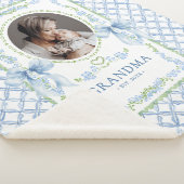 グランドミレニアルの水彩弓おばあちゃんの写真 シェルパブランケット (3/4)