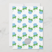 グランドミレニアルアジサイのブライダルシャワー招待 招待状 (裏面)