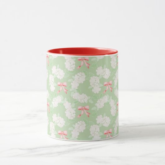 グランドミレニアルアジサイ&ボーズレッドマグカップ マグカップ (中央)