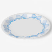 グランドミレニアルウォーターカラーボウズ紙プレート ペーパープレート (アングル)