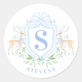 グランドミレニアルクリスマスディアクレストモノグラム ラウンドシール