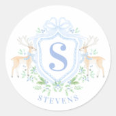 グランドミレニアルクリスマスディアクレストモノグラム ラウンドシール (正面)