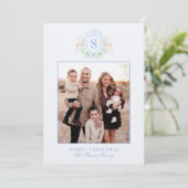 グランドミレニアルクリスマスリースモノグラム写真 招待状 (スタンド正面)