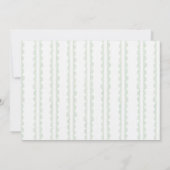 グランドミレニアルクリスマスリースモノグラム写真 招待状 (裏面)