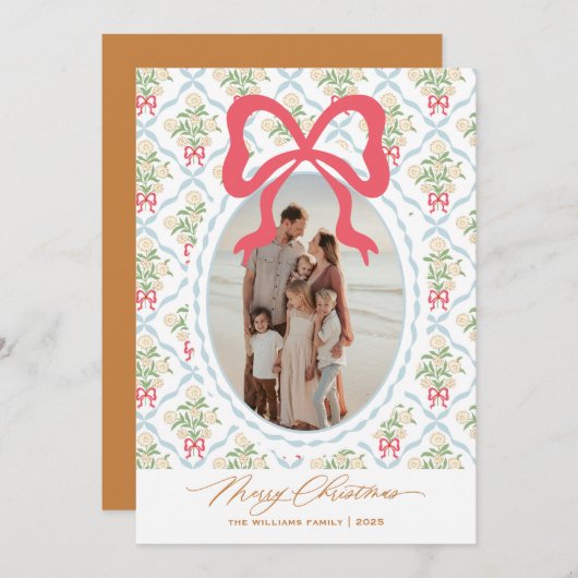 グランドミレニアルコケットのクリスマスフォトカード シーズンカード (正面/裏面)